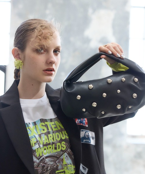 Cepica（セピカ）の「ラメプリーツ金手バッグ【結婚式/パーティ