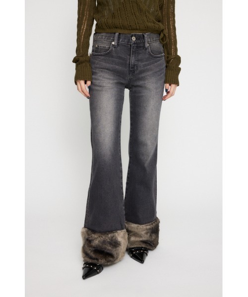 ラグアジェム laguagem FAUX FUR フレアデニム ラグア パンツ FAUX FUR フレアデニム（デニムパンツ）｜LAGUA GEM