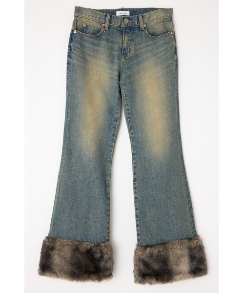 最終値下げ　laguagem FAUX FURフレアデニム FAUX FUR フレアデニム（デニムパンツ）｜LAGUA GEM（ラグアジェム）の