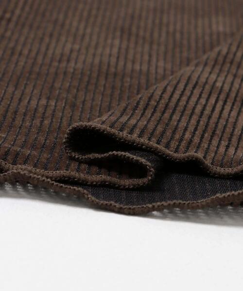 KBF（ケイビーエフ）の「シアーベロアシャーリングスリーブトップス（Tシャツ/カットソー・レディース・オフホワイト/ブラウン/ブラック/ピンク・ONE）」の16枚目の写真