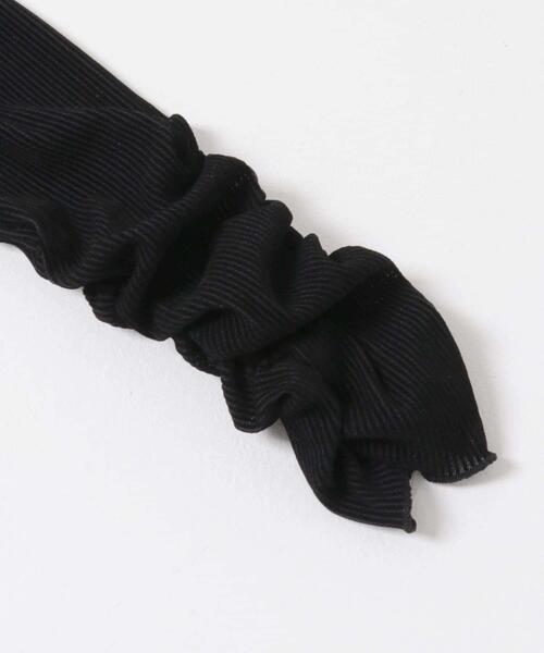 KBF（ケイビーエフ）の「シアーベロアシャーリングスリーブトップス（Tシャツ/カットソー・レディース・オフホワイト/ブラウン/ブラック/ピンク・ONE）」の8枚目の写真