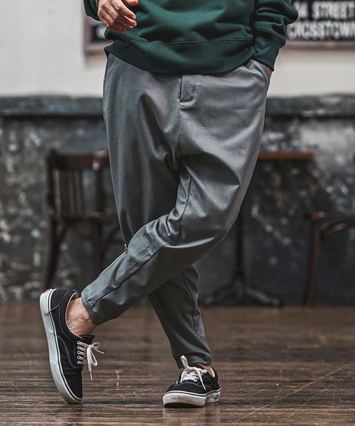 CAMBIO(カンビオ)の「mp14018- TRストレッチツイル裾裏ZIPパンツ(BP-BEA0058)(その他パンツ・メンズ・ブラック/グレー/ネイビー・S/M/L)」の3枚目の写真