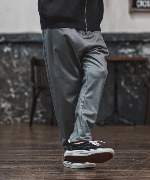 CAMBIO(カンビオ)の「mp14018- TRストレッチツイル裾裏ZIPパンツ(BP-BEA0058)(その他パンツ・メンズ・ブラック/グレー/ネイビー・S/M/L)」の6枚目の写真