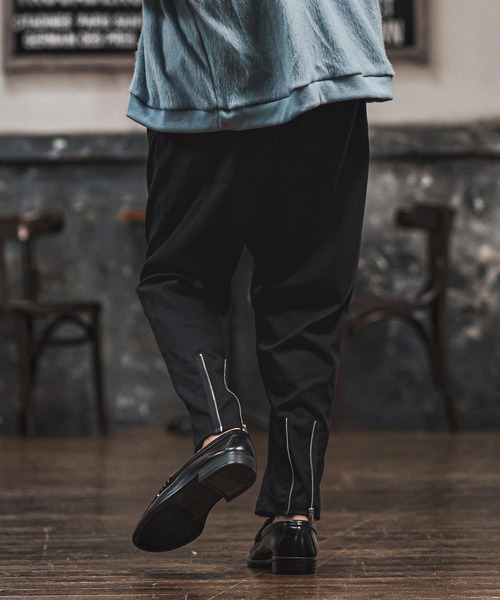 CAMBIO(カンビオ)の「mp14018- TRストレッチツイル裾裏ZIPパンツ(BP-BEA0058)(その他パンツ・メンズ・ブラック/グレー/ネイビー・S/M/L)」の19枚目の写真