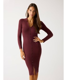 Guess | LS Vn Rib Miranda Sweater Dress ワンピース ドレス(ワンピース)