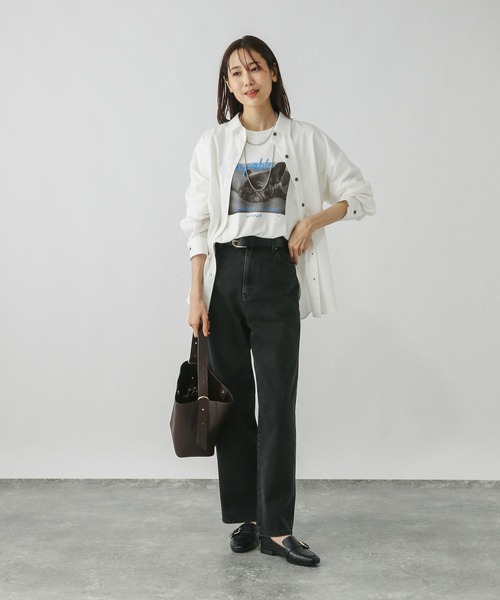 GLOBAL WORK(グローバルワーク)の「乾きやすいプリント7分袖/579367(Tシャツ/カットソー・レディース・ホワイト系その他6/ホワイト系その他5/グレー系その他3/ブルー系その他/グリーン系その他5/グレー系その他2・SHORT/REGULAR)」の22枚目の写真