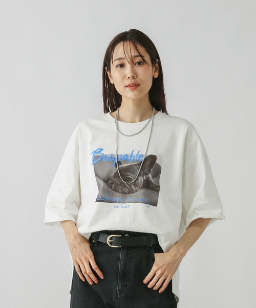 セール】乾きやすいプリント7分袖/579367（Tシャツ/カットソー