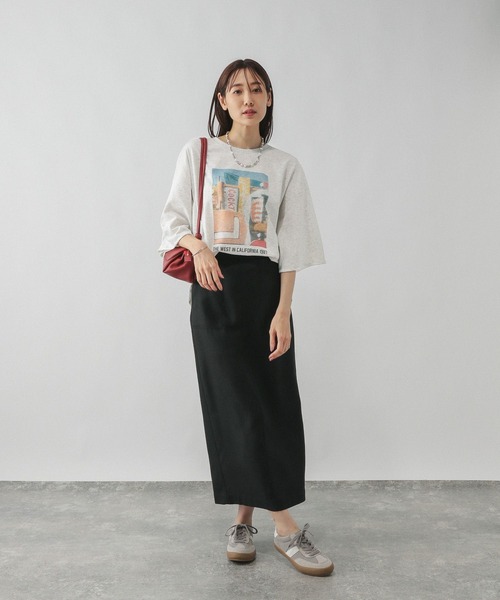 GLOBAL WORK(グローバルワーク)の「乾きやすいプリント7分袖/579367(Tシャツ/カットソー・レディース・ホワイト系その他6/ホワイト系その他5/グレー系その他3/ブルー系その他/グリーン系その他5/グレー系その他2・SHORT/REGULAR)」の14枚目の写真