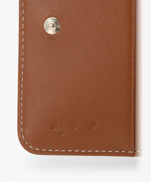 ✨極美品✨agnès b. アニエスベー 二つ折り財布 ブラウン レザー レザー 二つ折り ウォレット ZAW02－01 ｜agnès b. VOYAGE FEMME