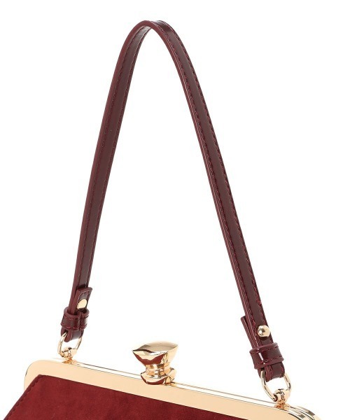 an another angelus（アンアナザーアンジェラス）の「カメオローズ刺繍スクエアがま口バッグ/fint フィント（ハンドバッグ・レディース・ボルドー/ブルーグリーン・FREE）」の15枚目の写真