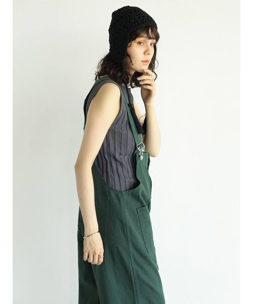 FIKA.(フィーカ)の「High waist overalls(サロペット/オーバーオール・レディース・グリーン系その他3/ブラウン・MEDIUM)」の13枚目の写真