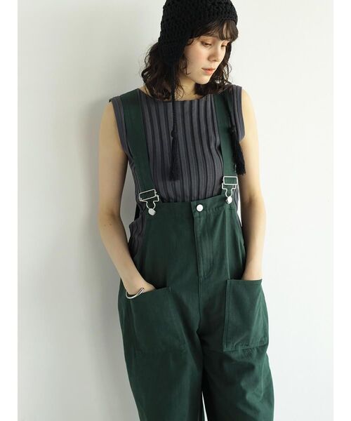 FIKA.(フィーカ)の「High waist overalls(サロペット/オーバーオール・レディース・グリーン系その他3/ブラウン・MEDIUM)」の16枚目の写真