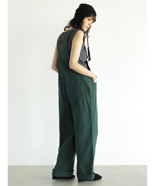 FIKA.(フィーカ)の「High waist overalls(サロペット/オーバーオール・レディース・グリーン系その他3/ブラウン・MEDIUM)」の18枚目の写真