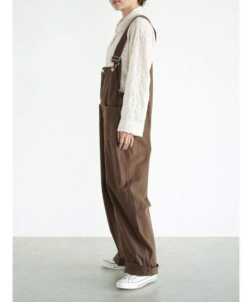 FIKA.(フィーカ)の「High waist overalls(サロペット/オーバーオール・レディース・グリーン系その他3/ブラウン・MEDIUM)」の10枚目の写真