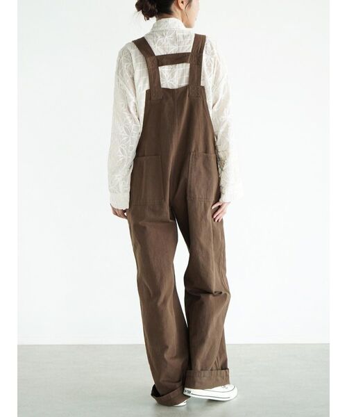 FIKA.(フィーカ)の「High waist overalls(サロペット/オーバーオール・レディース・グリーン系その他3/ブラウン・MEDIUM)」の11枚目の写真