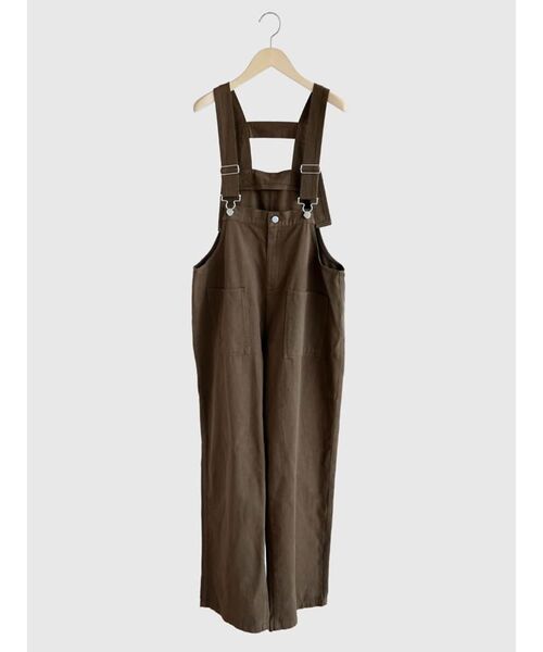 FIKA.(フィーカ)の「High waist overalls(サロペット/オーバーオール・レディース・グリーン系その他3/ブラウン・MEDIUM)」の3枚目の写真