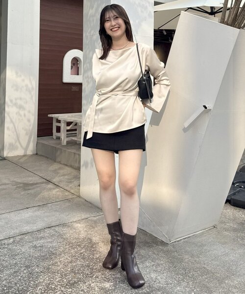 セール】ドレープブラウス（シャツ/ブラウス）｜Omekashi（オメカシ