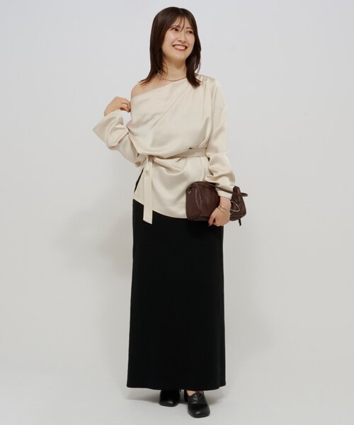 セール】ドレープブラウス（シャツ/ブラウス）｜Omekashi（オメカシ