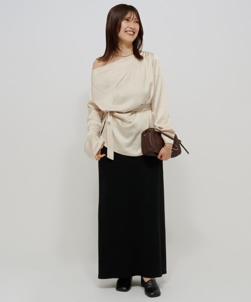 セール】ドレープブラウス（シャツ/ブラウス）｜Omekashi（オメカシ