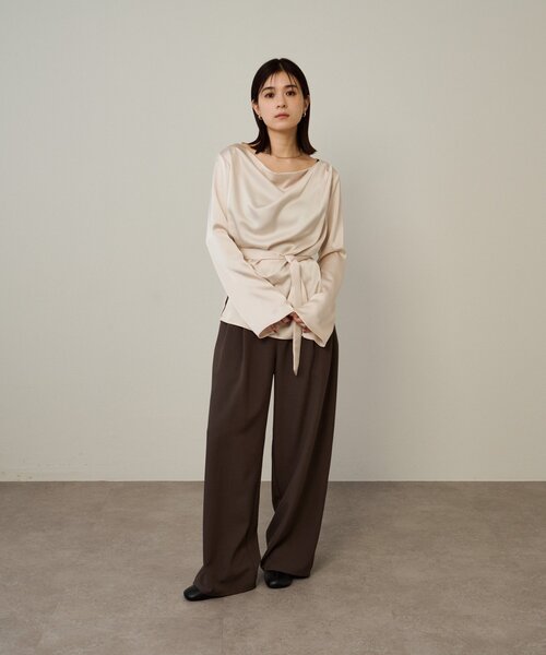 セール】ドレープブラウス（シャツ/ブラウス）｜Omekashi（オメカシ