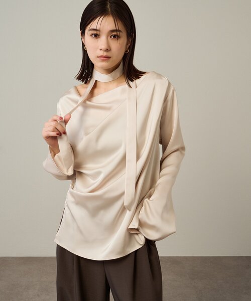 セール】ドレープブラウス（シャツ/ブラウス）｜Omekashi（オメカシ
