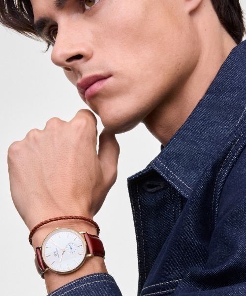 Daniel Wellington(ダニエルウェリントン)の「Classic Multi-Eye St Mawes Off-white Sunray 40MM メンズ腕時計 ローズゴールド/ゴールド/シルバ(アナログ腕時計・メンズ・イエローゴールド/ピンクゴールド/シルバー・40mm)」の3枚目の写真