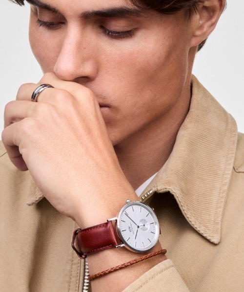 Classic Multi-Eye St Mawes Off-white Sunray 40MM　メンズ腕時計 ローズゴールド／ゴールド／シルバ