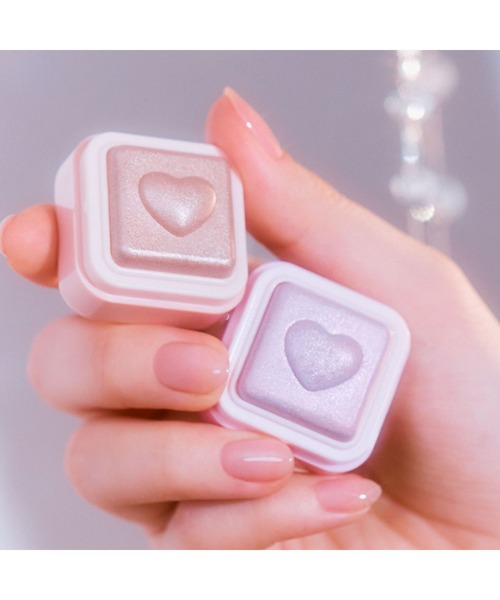 colorgram（カラーグラム）の「ミルクブリンハートライター（ハイライト/シェーディング・レディース・08 オールライトピンク/02 ピンクハート/01 ピーチハート/06 バブルスブルー/07 バターカップアイボリー・FREE）」の13枚目の写真