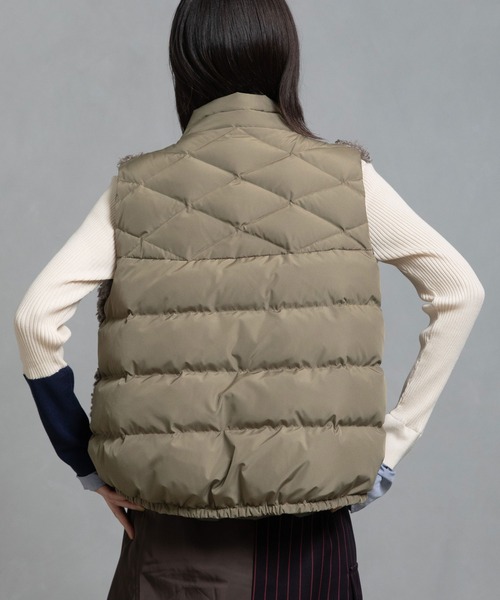 MARECHAL TERRE（マルシャルテル）の「ボアベスト（その他アウター・レディース・ブラック/ブラウン/カーキ/サンドベージュ・MEDIUM）」の6枚目の写真