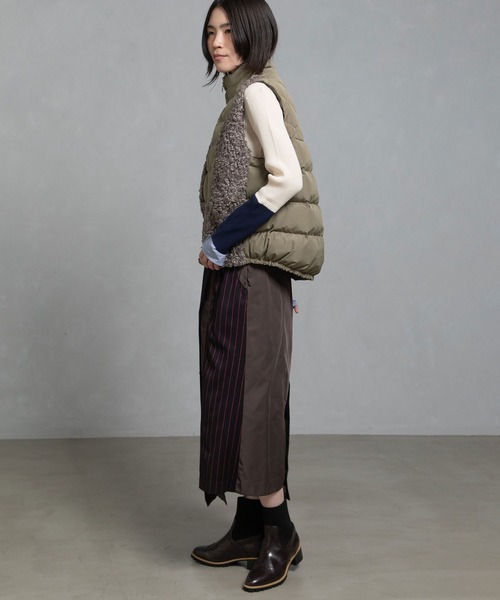 MARECHAL TERRE（マルシャルテル）の「ボアベスト（その他アウター・レディース・ブラック/ブラウン/カーキ/サンドベージュ・MEDIUM）」の8枚目の写真