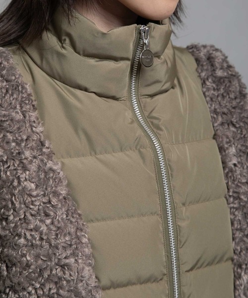 MARECHAL TERRE（マルシャルテル）の「ボアベスト（その他アウター・レディース・ブラック/ブラウン/カーキ/サンドベージュ・MEDIUM）」の10枚目の写真