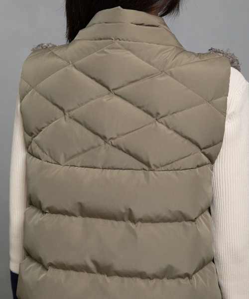 MARECHAL TERRE（マルシャルテル）の「ボアベスト（その他アウター・レディース・ブラック/ブラウン/カーキ/サンドベージュ・MEDIUM）」の13枚目の写真