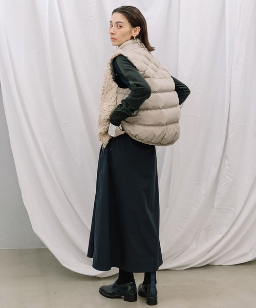 MARECHAL TERRE（マルシャルテル）の「ボアベスト（その他アウター・レディース・ブラック/ブラウン/カーキ/サンドベージュ・MEDIUM）」の16枚目の写真