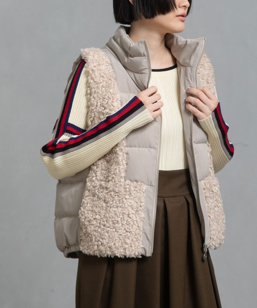 MARECHAL TERRE（マルシャルテル）の「ボアベスト（その他アウター・レディース・ブラック/ブラウン/カーキ/サンドベージュ・MEDIUM）」の17枚目の写真