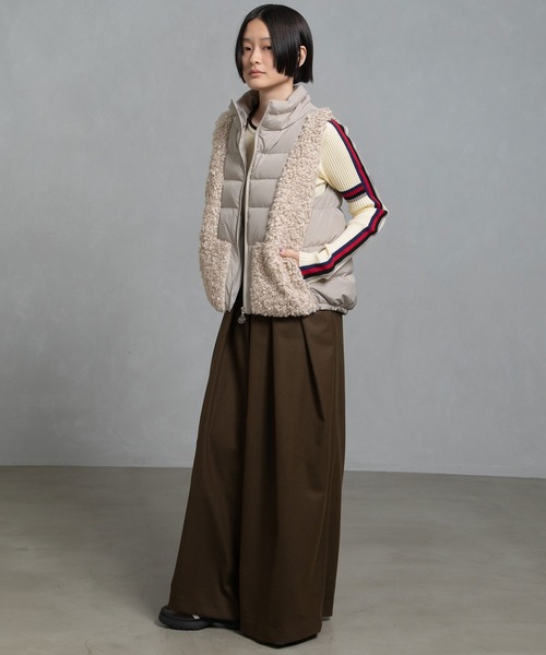 MARECHAL TERRE（マルシャルテル）の「ボアベスト（その他アウター・レディース・ブラック/ブラウン/カーキ/サンドベージュ・MEDIUM）」の22枚目の写真