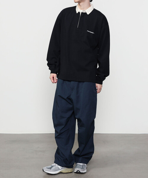 SEDAN ALL-PURPOSE | コットン 長袖ラグビーシャツ MEN（ポロシャツ