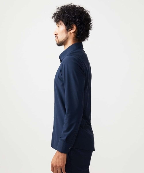 MICHEL KLEIN HOMME   （ミッシェルクランオム）の「トリコット長袖シャツ（シャツ/ブラウス・メンズ・ブラック/ネイビー・MEDIUM/LARGE/X-LARGE）」の10枚目の写真