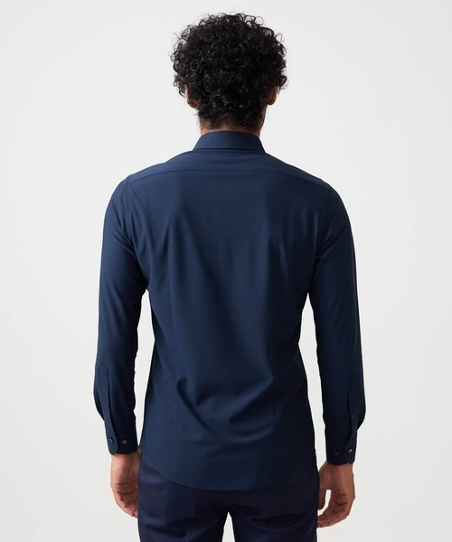 MICHEL KLEIN HOMME   （ミッシェルクランオム）の「トリコット長袖シャツ（シャツ/ブラウス・メンズ・ブラック/ネイビー・MEDIUM/LARGE/X-LARGE）」の9枚目の写真