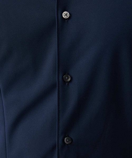 MICHEL KLEIN HOMME   （ミッシェルクランオム）の「トリコット長袖シャツ（シャツ/ブラウス・メンズ・ブラック/ネイビー・MEDIUM/LARGE/X-LARGE）」の5枚目の写真