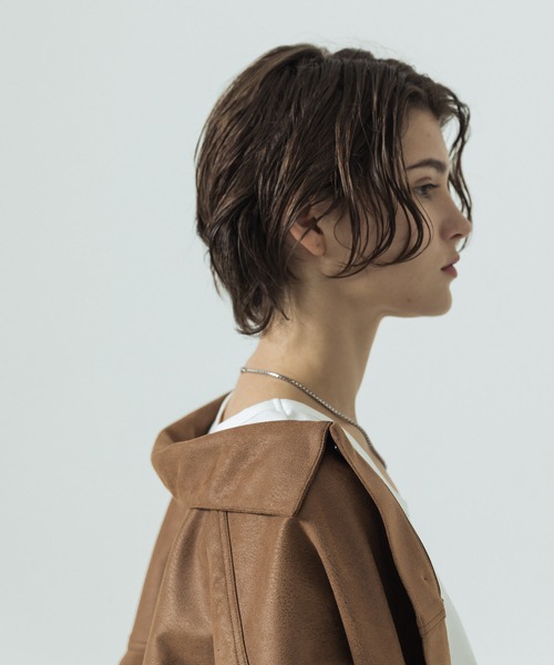 SLICK（スリック）の「【SLICK/スリック】Synthetic Leather Trucker Jacket/シンセティックレザートラッカージャケット / ショート丈（その他アウター・メンズ・ブラック/ブラウン/ベージュ・1/2/3）」の15枚目の写真