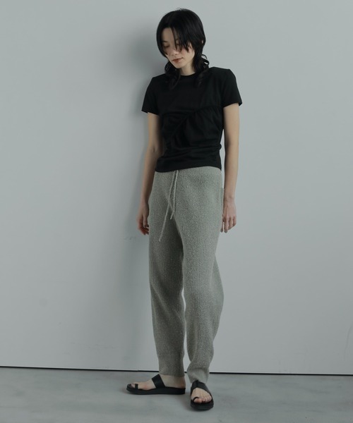 anuke(アンヌーク)の「Curlyarn Knit Pants(その他パンツ・レディース・マルチ/オートミール・38inch/36inch)」の3枚目の写真