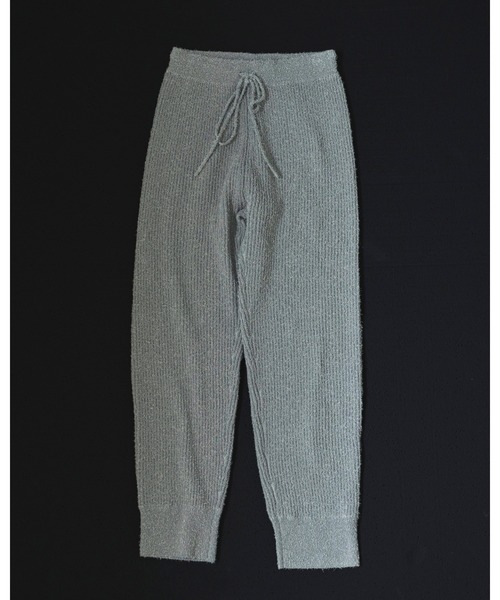 anuke(アンヌーク)の「Curlyarn Knit Pants(その他パンツ・レディース・マルチ/オートミール・38inch/36inch)」の8枚目の写真