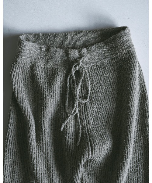 anuke(アンヌーク)の「Curlyarn Knit Pants(その他パンツ・レディース・マルチ/オートミール・38inch/36inch)」の10枚目の写真