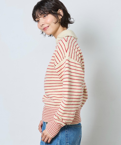 90s00s L.L.Beanエルエルビーン ボーダー ラムウールニットセーター 90s00s L.L.Beanエルエルビーン ボーダー ラムウールニット