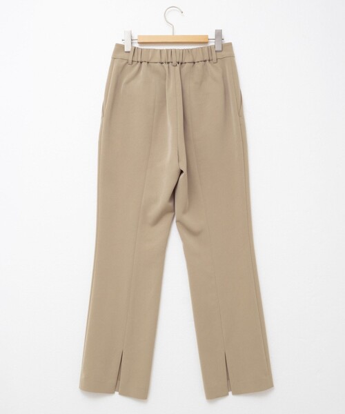 NOLLEY’S(ノーリーズ)の「《セットアップ対応》ウォッシャブルストレッチギャババックスリットパンツ(その他パンツ・レディース・ベージュ/ブラック・38/36/34)」の20枚目の写真