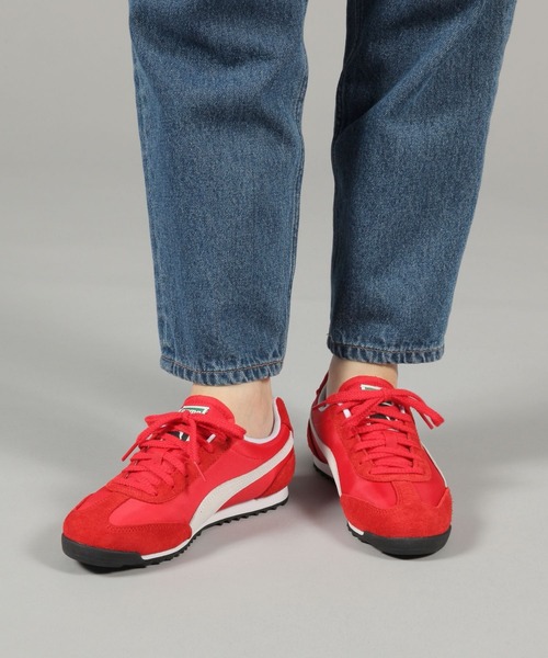 RAGEBLUE（レイジブルー）の「〈PUMA/プーマ〉ARIZONA NYLON（スニーカー・レディース・レッド・23.5㎝）」の2枚目の写真