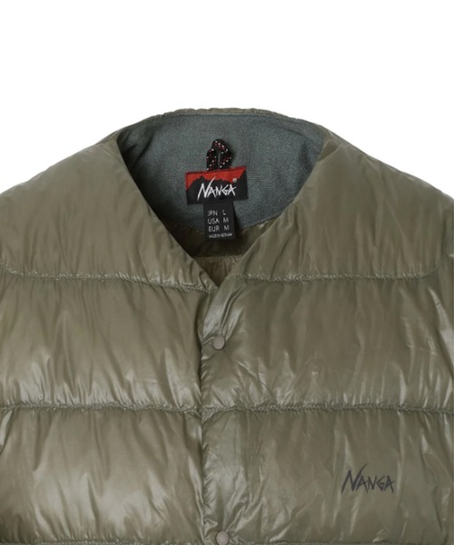 NANGA(ナンガ)の「NANGA/ナンガ 7DAYS INNER DOWN CARDIGAN ダウンカーディガン(ダウンジャケット/コート・メンズ・オレンジ/カーキ/ブラック・XL/L/M/S)」の5枚目の写真