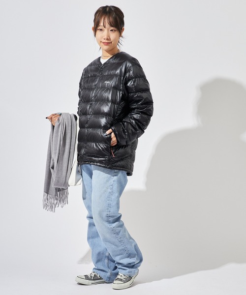 NANGA(ナンガ)の「NANGA/ナンガ 7DAYS INNER DOWN CARDIGAN ダウンカーディガン(ダウンジャケット/コート・メンズ・オレンジ/カーキ/ブラック・XL/L/M/S)」の22枚目の写真