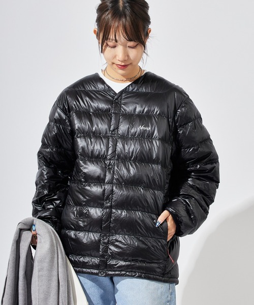 NANGA(ナンガ)の「NANGA/ナンガ 7DAYS INNER DOWN CARDIGAN ダウンカーディガン(ダウンジャケット/コート・メンズ・オレンジ/カーキ/ブラック・XL/L/M/S)」の16枚目の写真