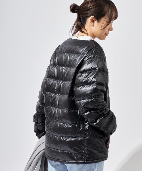 NANGA(ナンガ)の「NANGA/ナンガ 7DAYS INNER DOWN CARDIGAN ダウンカーディガン(ダウンジャケット/コート・メンズ・オレンジ/カーキ/ブラック・XL/L/M/S)」の18枚目の写真